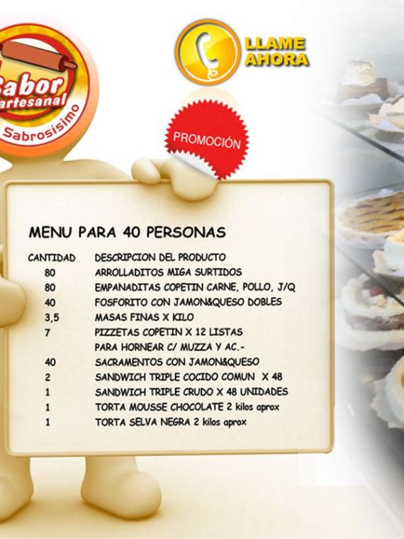 Lunch para 40 personas